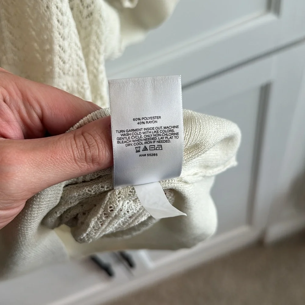 Express Ruffle Sleeve Sweater - Picture 4 of 4